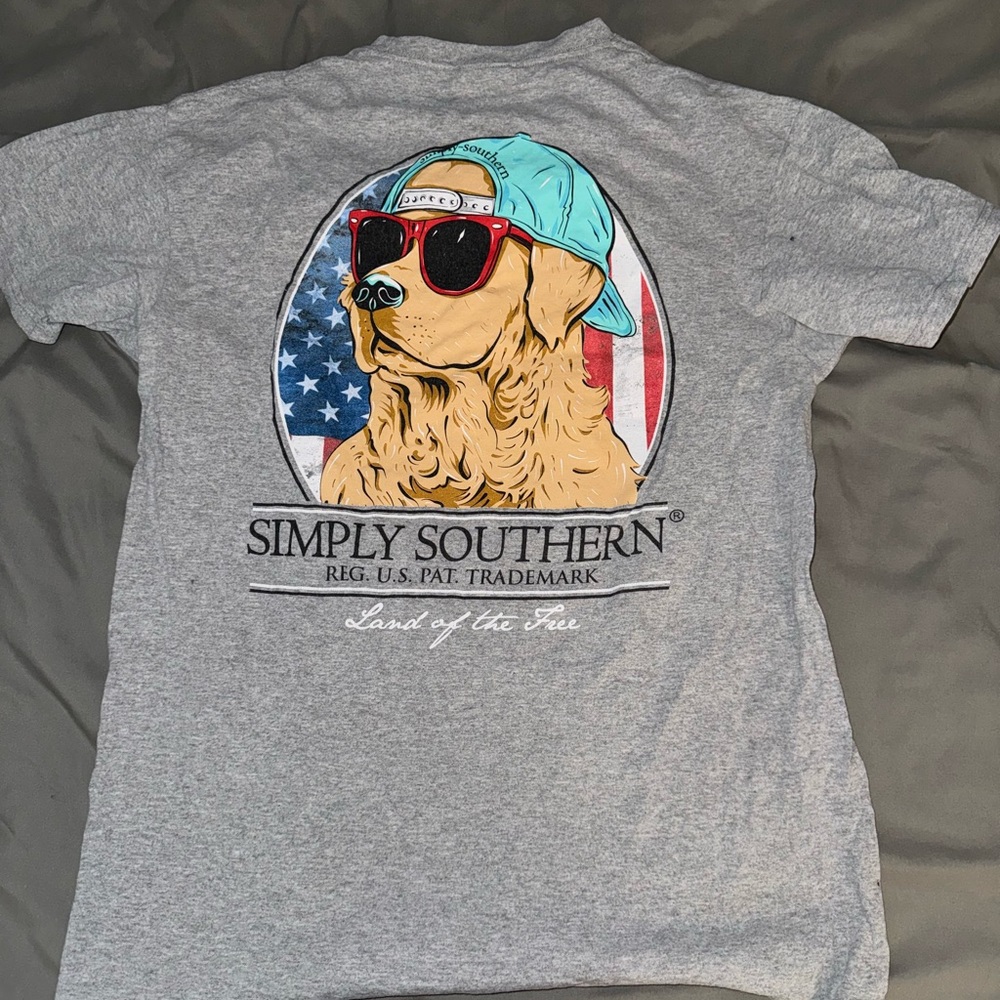 Simply Southern Gray Dog T-Shirt